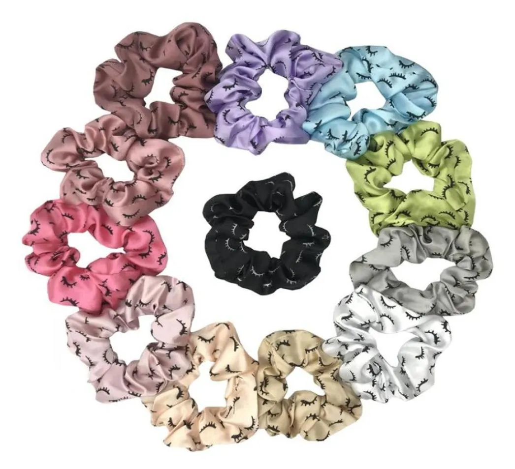 50 PCS LOTE 20 CORES CORES PINKASH CHELAS SCRUnchies inteiros Scrunchies integrais Girls Girls Ponytail Holder Elastic Band Acessorie4535134