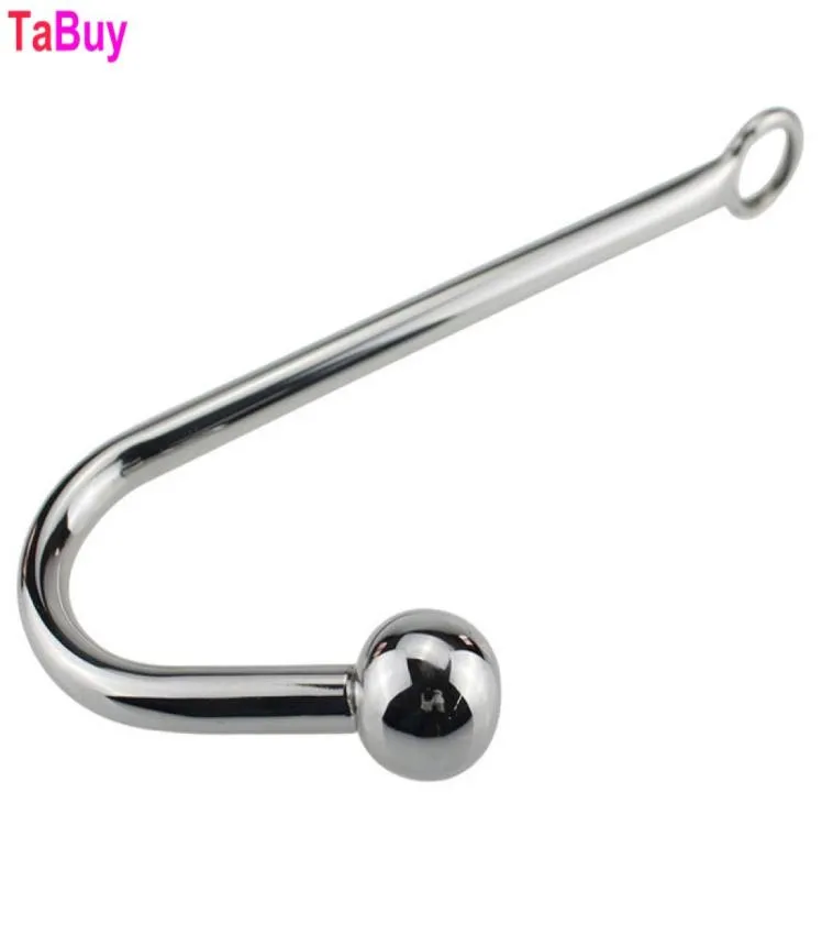 Tabuy roestvrij staal anale haak metalen kontplug met bal anale plug anale dilator gay sex speelgoed voor mannen en vrouwen 30250 mm d18111507770791