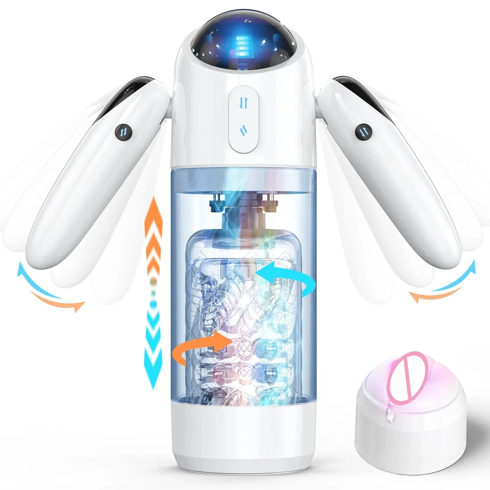Automatic Handle Male Masturbators 4 Thrusting & 7... From Junlong03,  $61.22