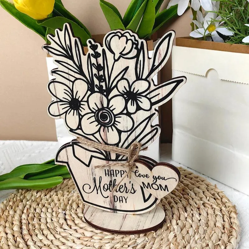 Cartão de aniversário de quadros para mamãe gravada Buquê de Flores Conjunto de Artesanato Diy pendurado Gravura de Doubres Lado de Alta Qualidade