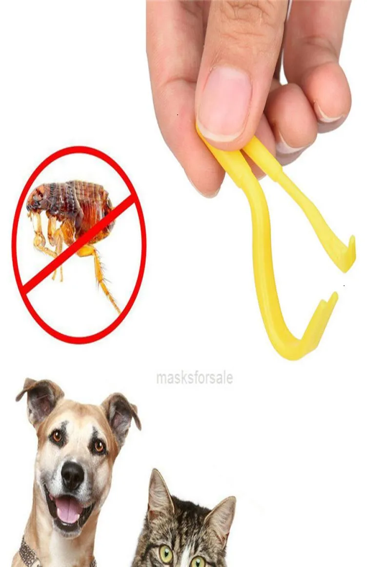 Crochet portable humain Tick Er Remover Remover Hook Cat chien chien fournitures pour animaux de compagnie Tick Remover Tool Animal Flea Hook 2pcSetLotjfzx3355861