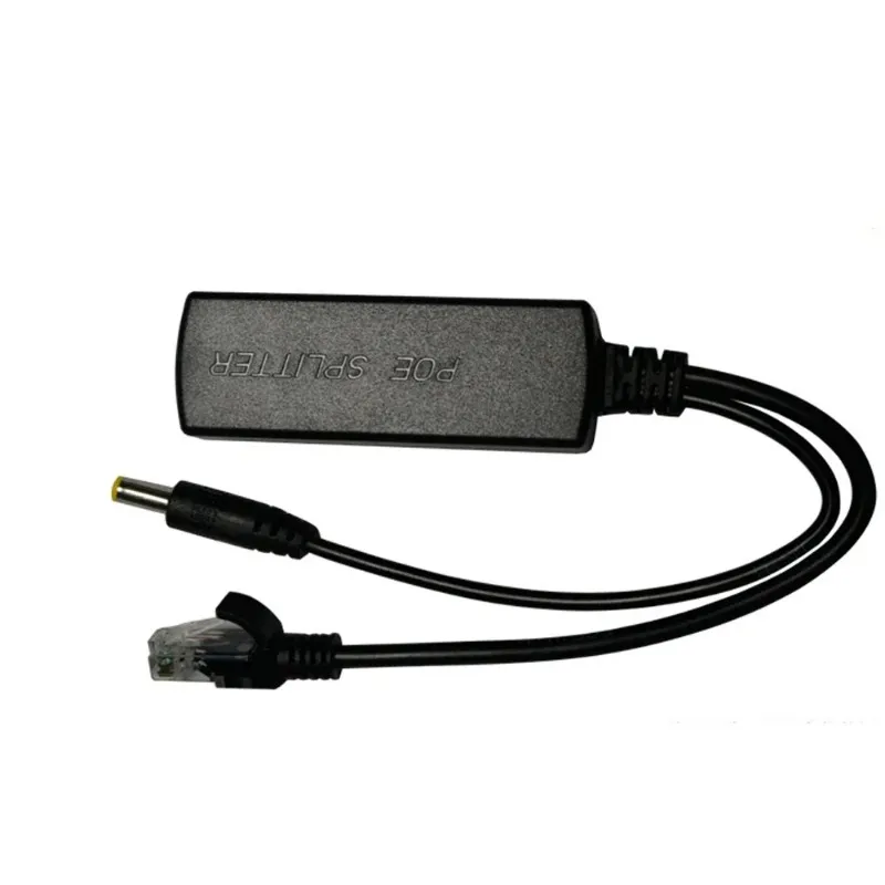 ANPWOO 24V à 12V POE Splitter anti-interférence 15W POE Adaptateur Câble d'alimentation Module DC5.5 / 2.1 mm Connecteur pour la caméra IP