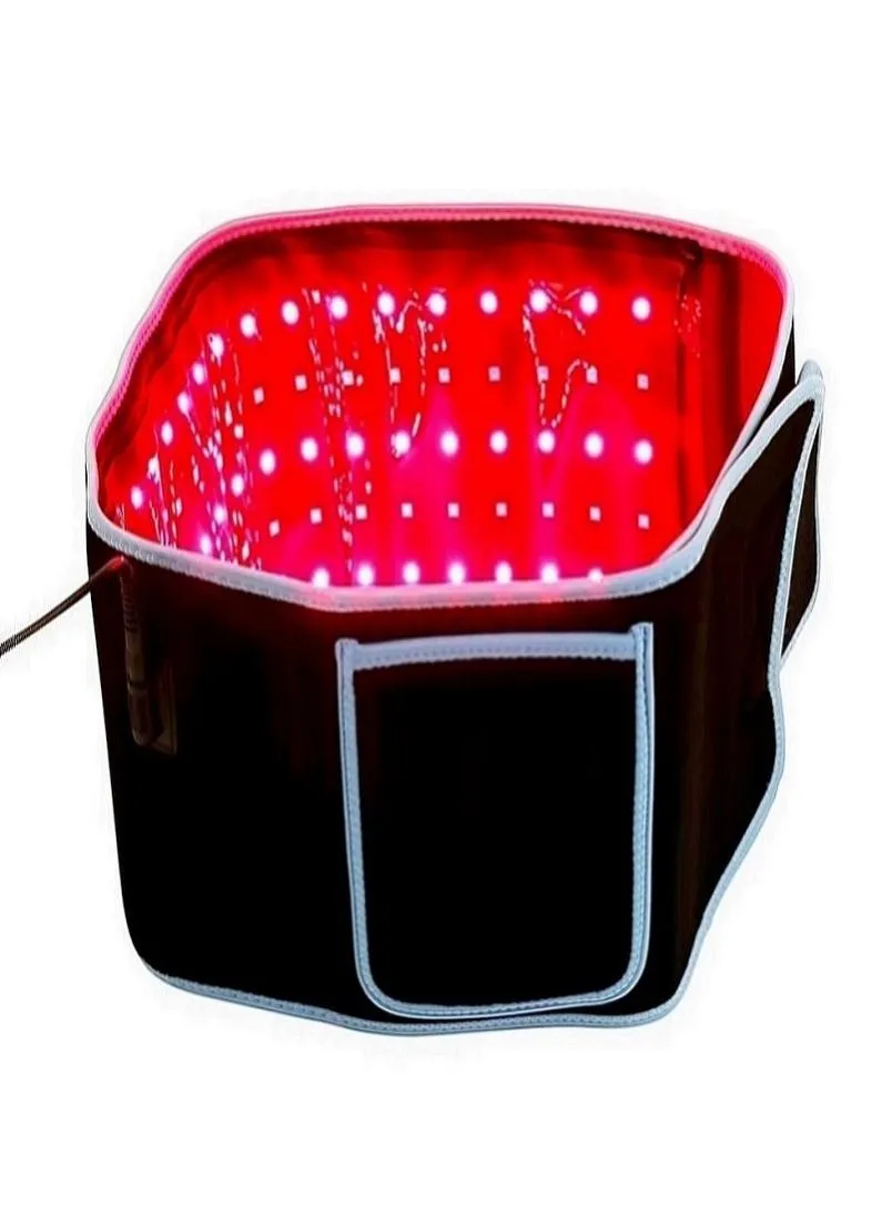 Bantningsbälte 660 nm 850 nm röd infraröd LED -ljusterapi bälten rygg smärtlindring wrap bränna fett smal maskin midja värmepad full bod7230437