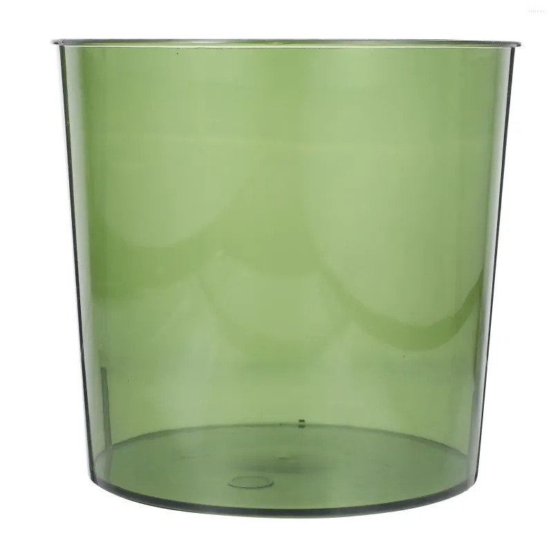 Vases Vase Vase à fleurs Vase Clear Bucket Plastic Ice Bodet Round Couche Round Can Halder Pail Table de Pail Cuisine Home Kitchen