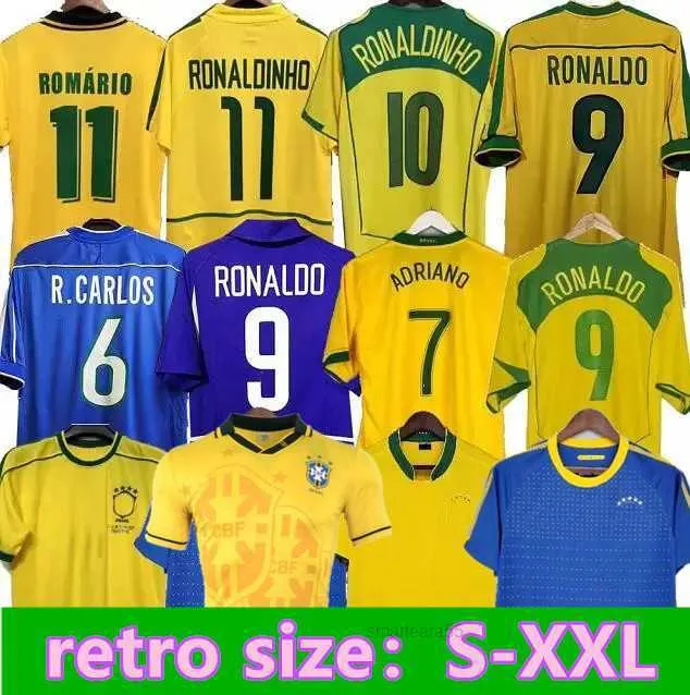 1998 Brasil Soccer Jerseys 2002 Ретро Рубашки Карлос Ромарио Роналдиньо 2004 Camisa de Futebol 1994 Brazils 2006 1982 Rivaldo Adriano Joelinton 1988 2000 1957 2010 99