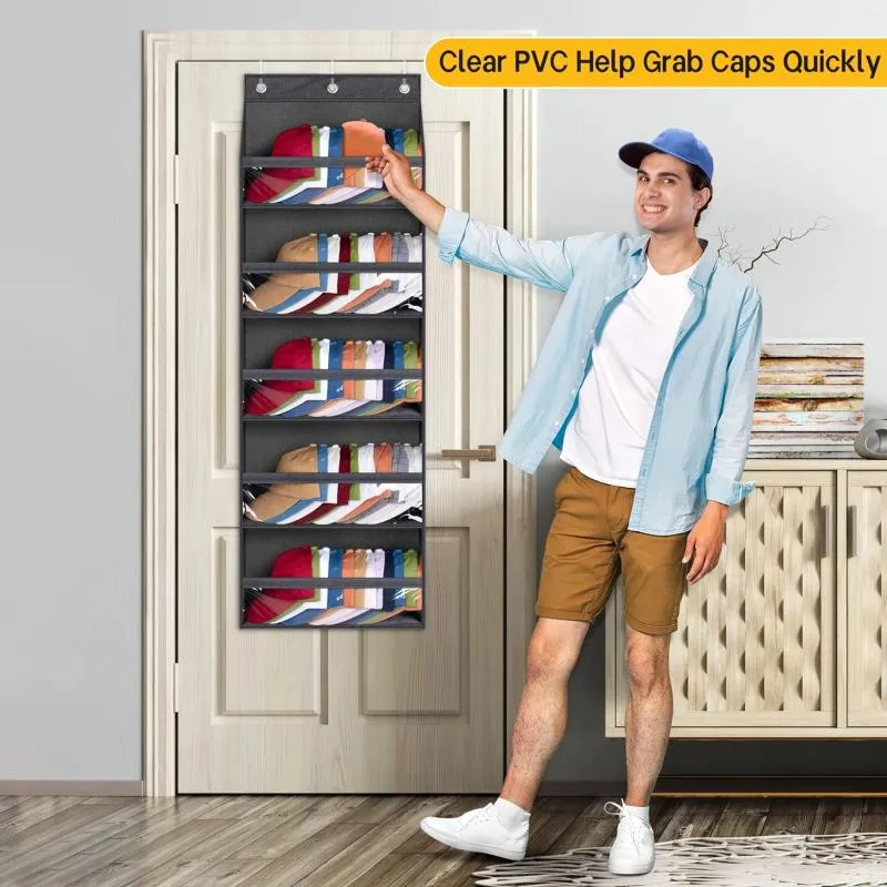 Hat Rack ETOWIFA Hat Organizer Rack For Baseball Caps