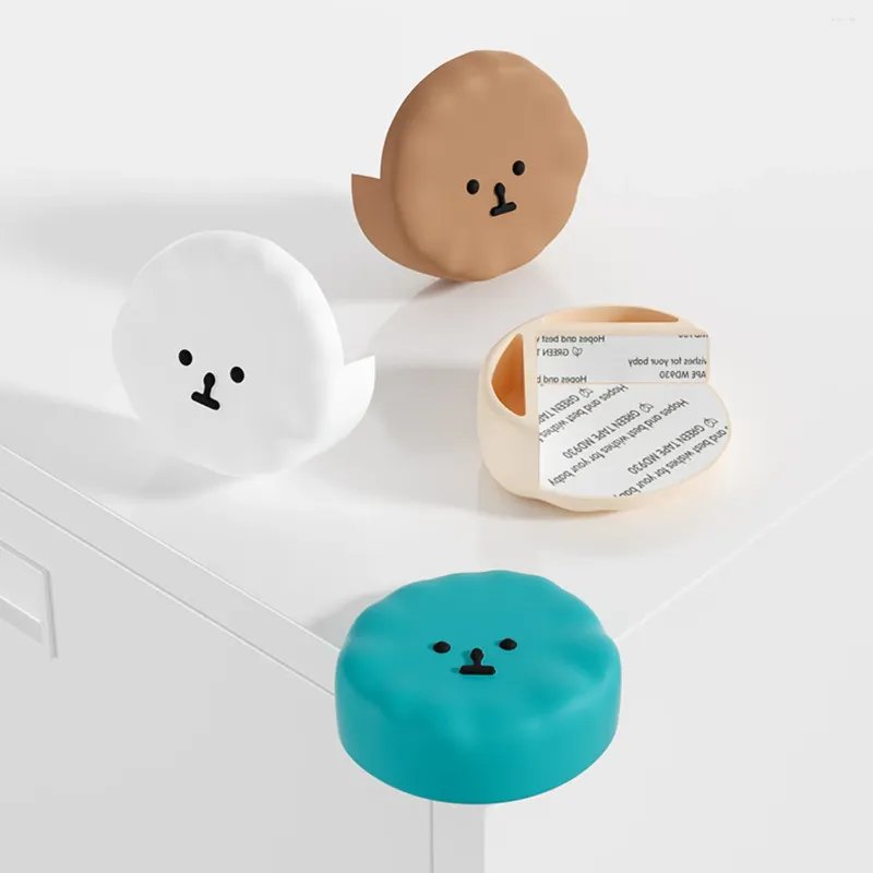 Adesivi per finestre Cute Cookie Silicone Baby Corner Protector Mobili per la casa Morde protettiva tavolo anticollisione