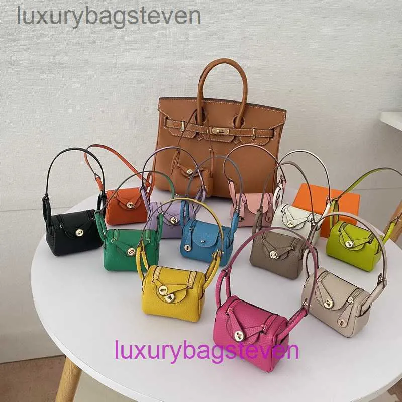 Bolsa de luxo HREMMS Birkks Designer Bags Família Mini Bag Chave de Carro