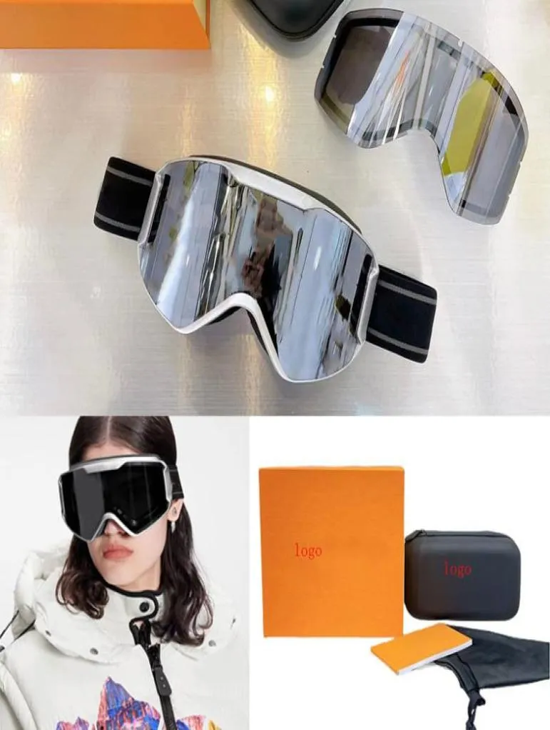 Mentiers de ski de créateurs pour femmes pour femmes lunettes de soleil pour hommes Luxury Grands lunettes de lunettes d'usine avec mode magnétique Cool UV2861886