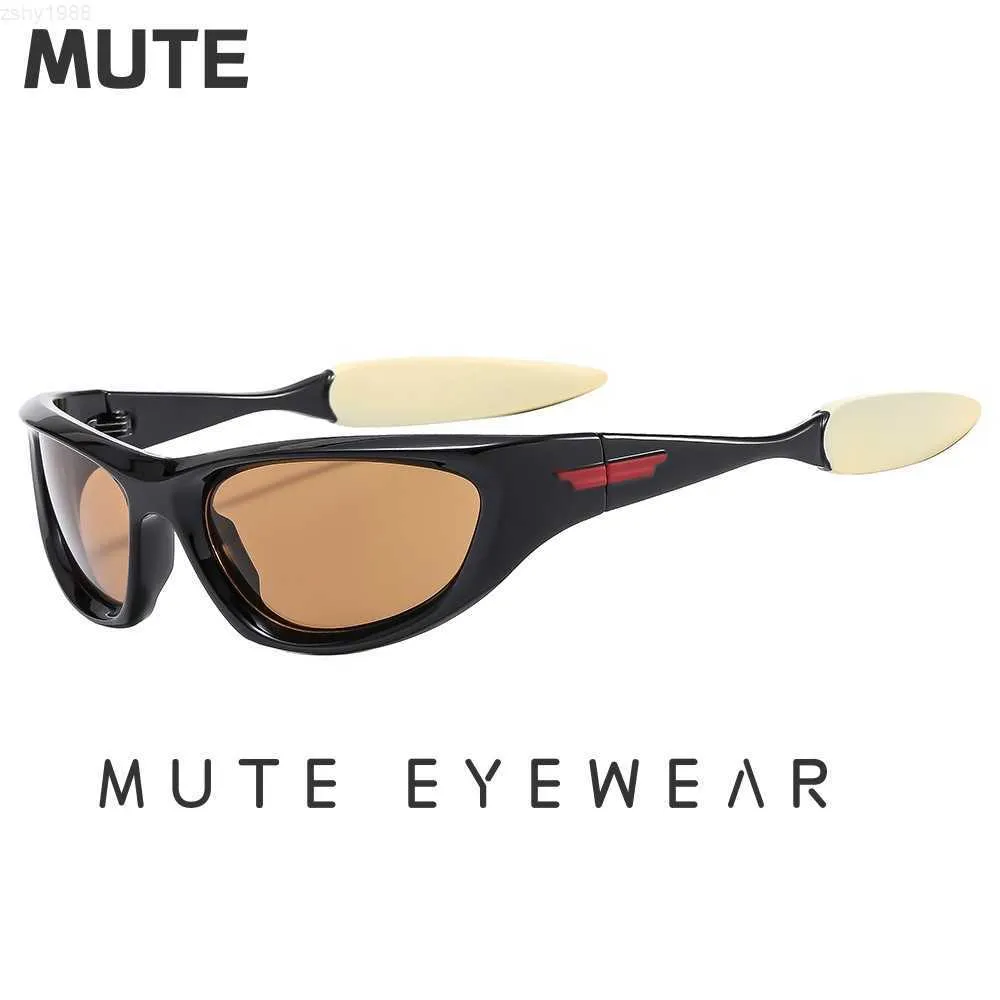 Novo estilo de instagram yk personalizado picante girl sunglasses para mulheres à prova de vento e copos de pilotagem resistentes a UV para homens