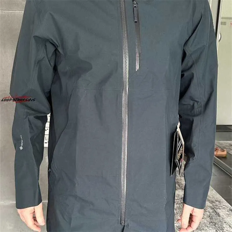 Waterproof Windproof Shell Jackets Authentic Purchase of Outdoor Hard Shell Ralle Long Jacket Men City Mayor Stormrooper Windproof Z2DI