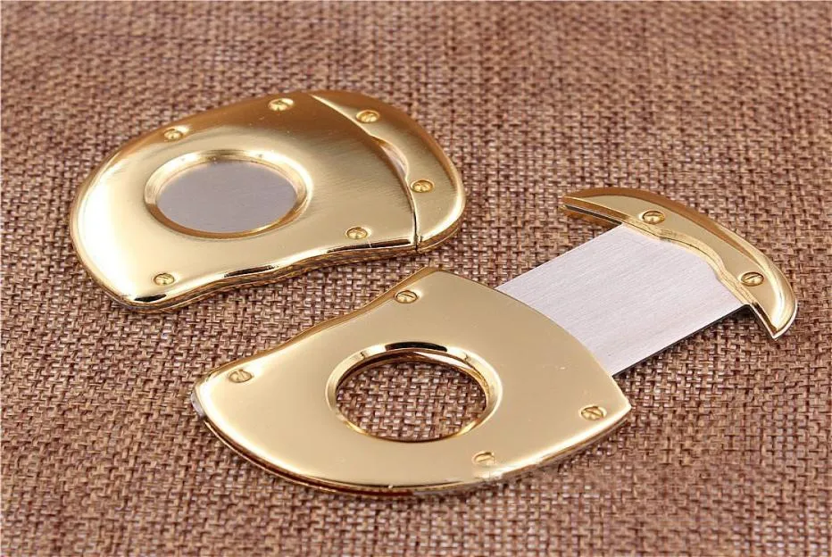 KKDUCK CISSOR CAGLE de haute qualité 5340 mm Golden Cigarette Cutter Business Gift Idea IDEA PORTABLE MINI 7PCS9293761