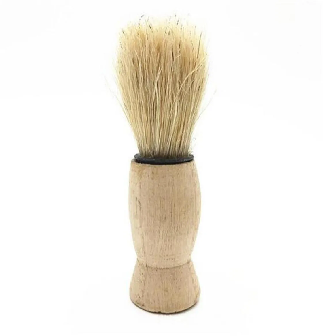 Nature Wooden Handle Soft Men039s Shaving brush Pure Big Nylon Hair Soft Face Cleaning Makeup Facial Razor Brush Shave Tools KD5351553