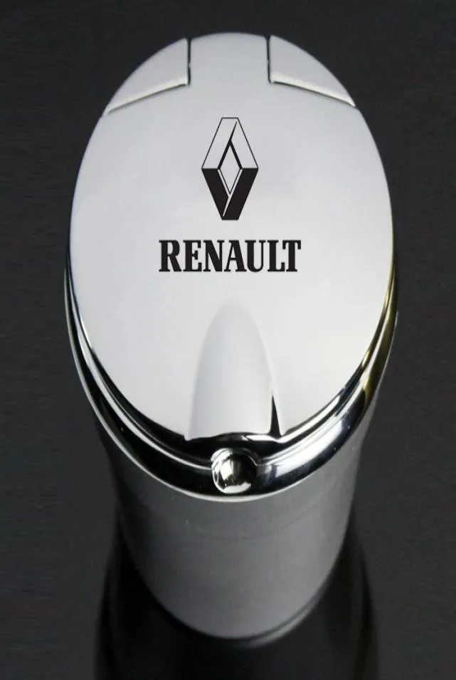 Auto -asbak met LED -verlichting met creatieve persoonlijkheidsauto -benodigdheden voor Renault Talisman Captur Espace Clio Megane Koleos C022391591033668