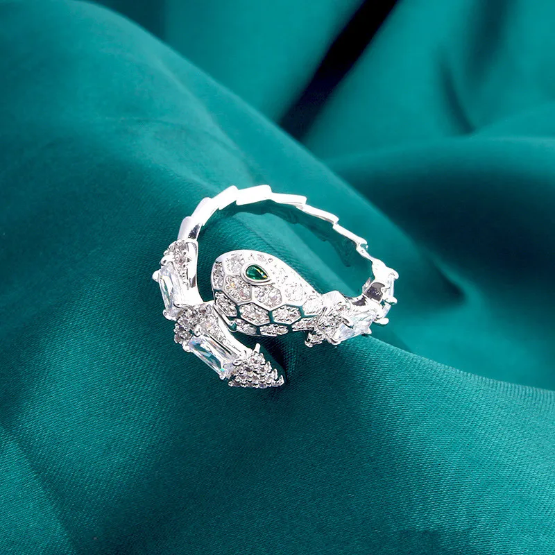 new style Band open Rings snake ring titanium steel men's women's letters B designer luxury gift wedding jewelry not fade
