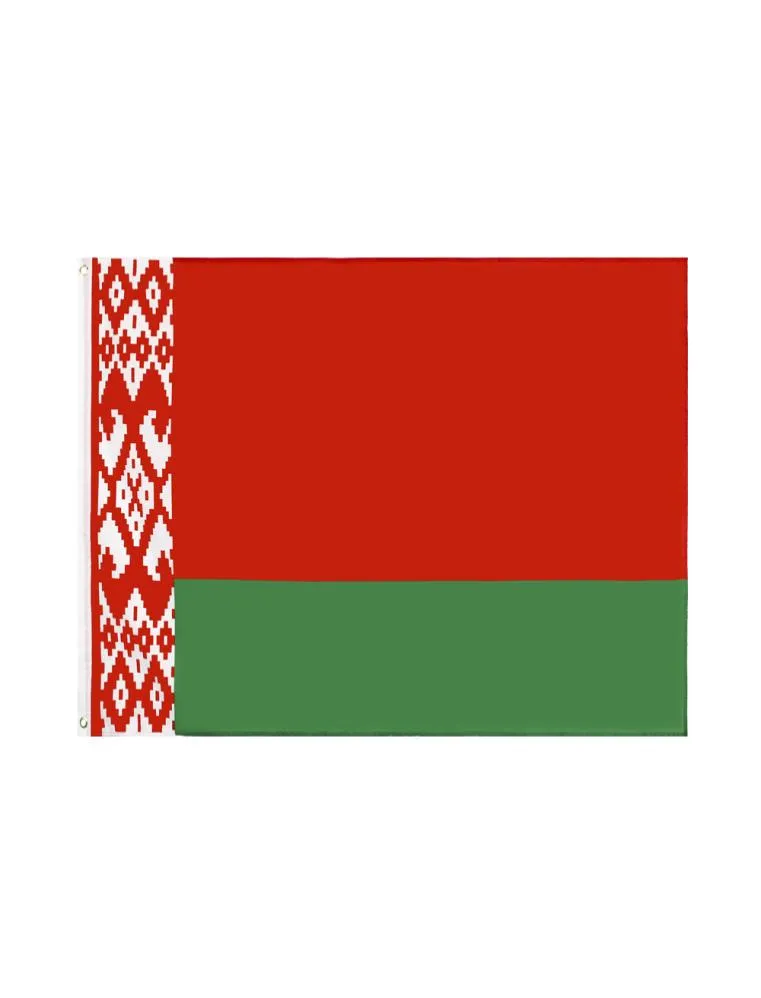 在庫3x5ft 90x150cmハンギングベラルーシベラルーシの国旗と祝賀のためのバナー4669173