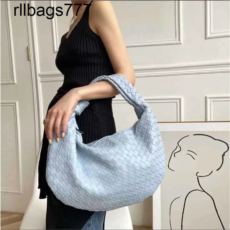 Fashion Jodie Totes Venetabotegs Brand Sac tissé à la main Impression en cuir de luxe Ligneuse Épaule-capacité dames PU Handle nouée Handle Femelle Femme Purse