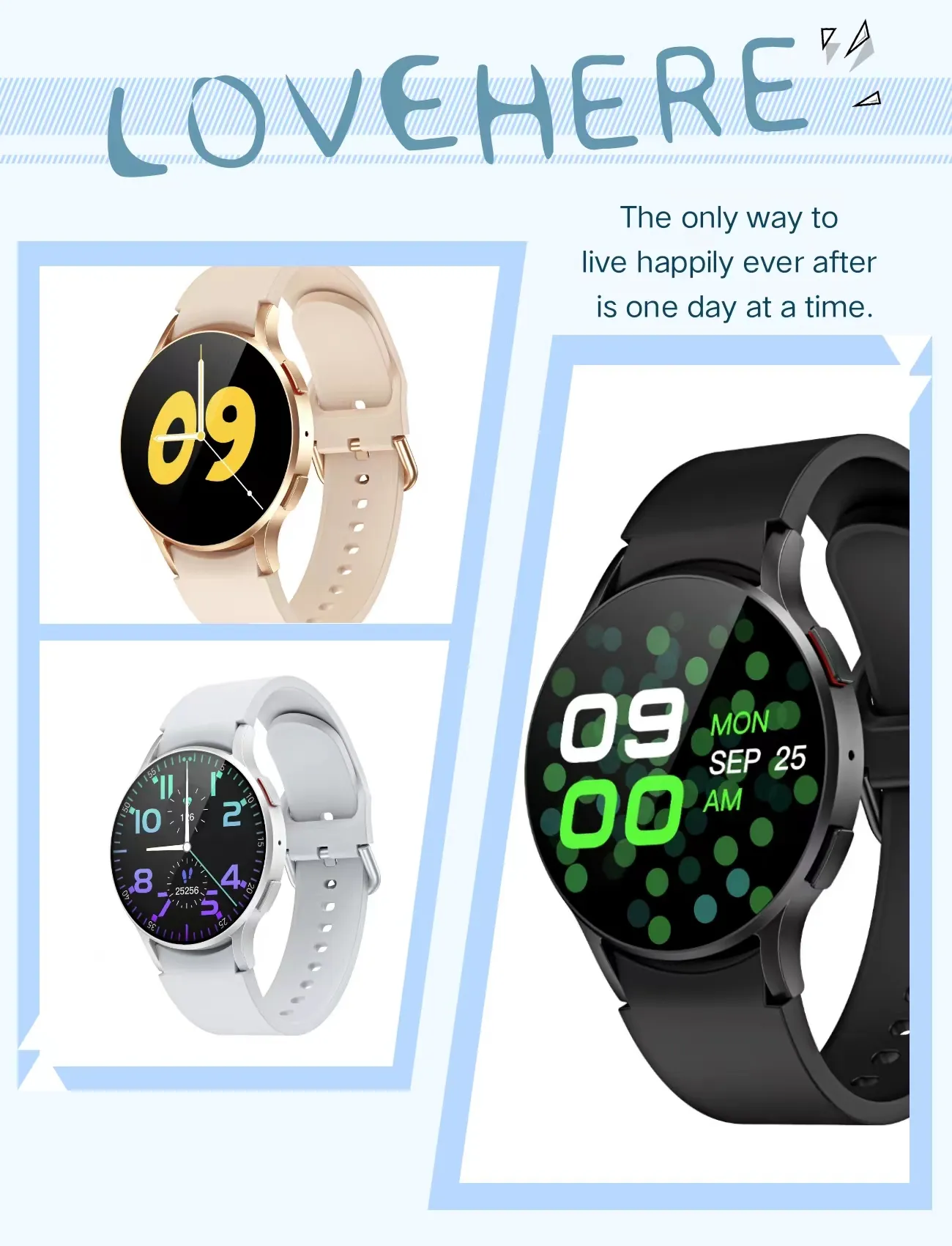 2024 Nieuwe gratis verzending naar Home Galaxy Watch6 44mm Smart Watch Volledig touchscreen Hartslag Horloges Bloeddruk