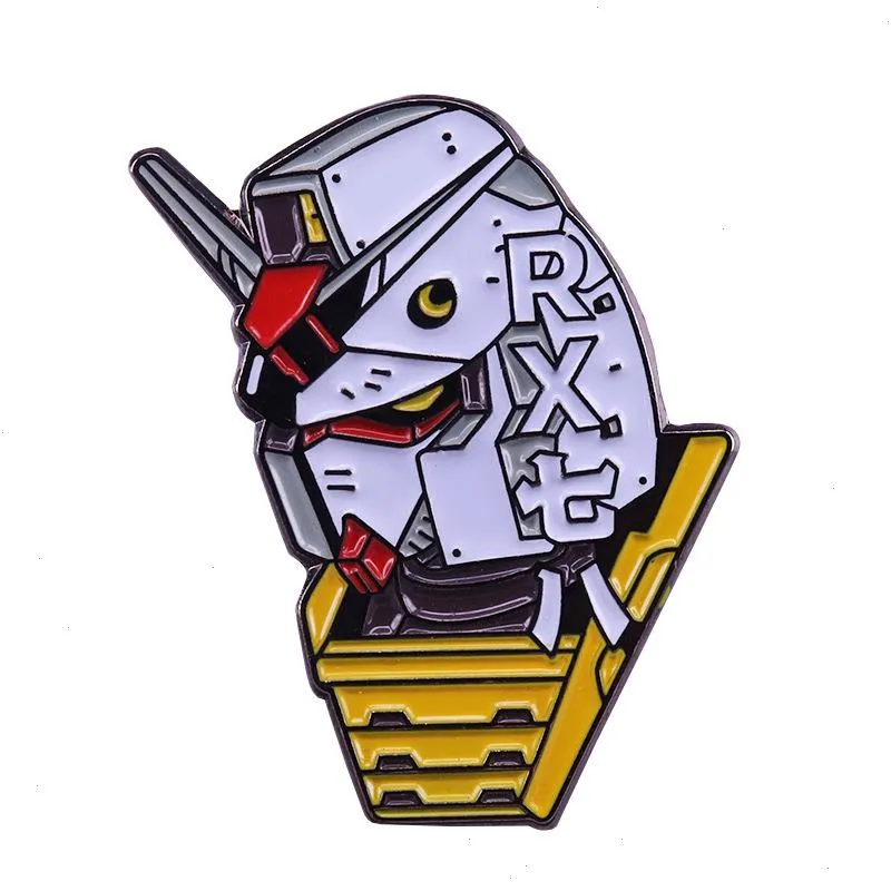 Аниме любители фанатов аксессуары анимация Gundam RX-78 Cartoon Metal Emale Olde Older рюкзак