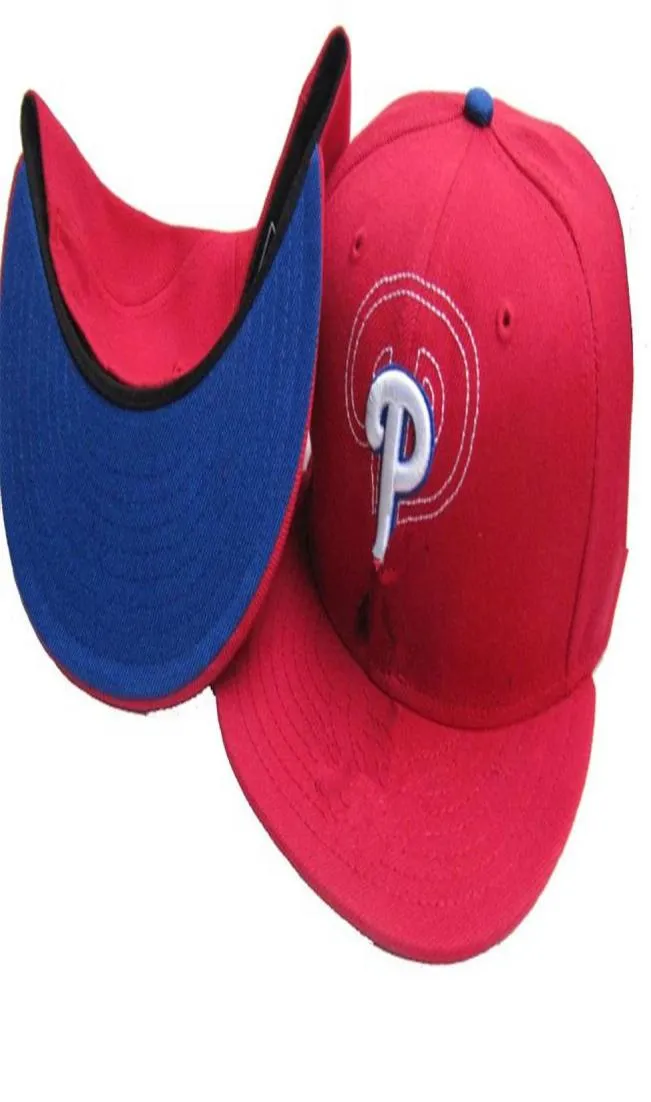2022 NOUVEAUX Phillies P Lettre Caps Baseball Capes les plus récentes Arrivies pour hommes Swag Gorra Cotton Gorras pour les chapeaux ajustés adultes H145183897