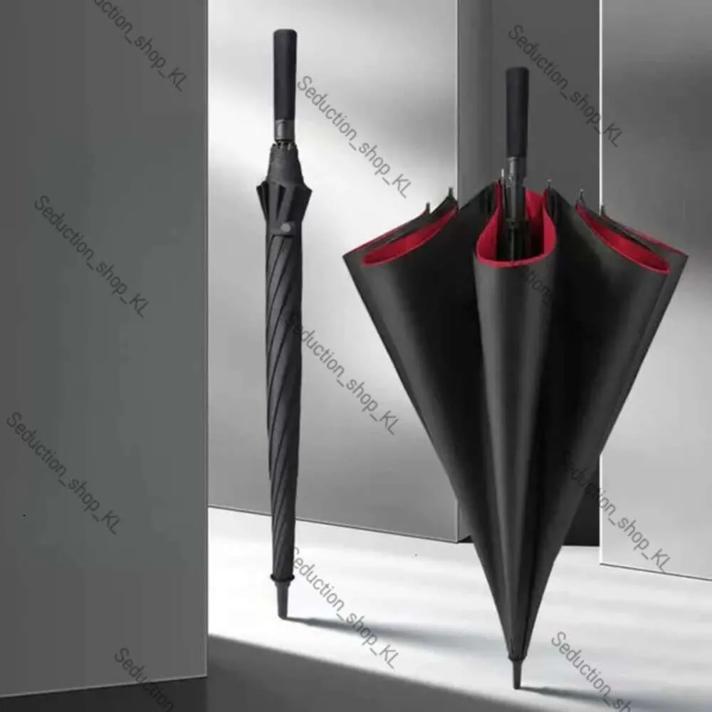 Parapluie de route Designer de créateur de vent double automatique pliant automatique femelle mâle 10 osse voiture luxe grande entreprise parapluies hommes pluvie