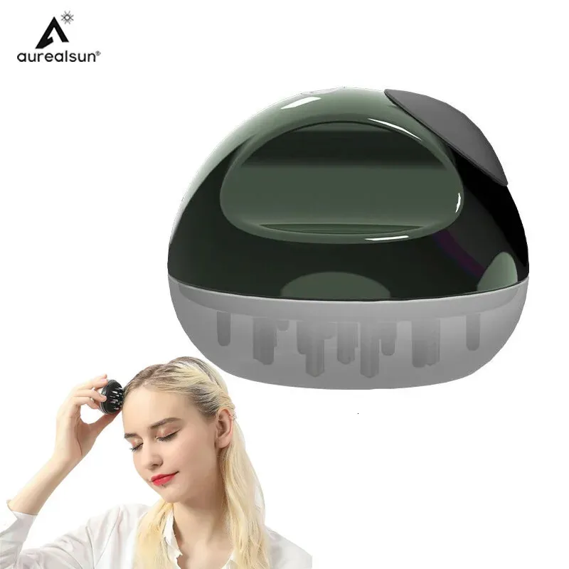 Электрическая кожу головы нанесение нанесения волос и здравоохранение массаж Массаж волосы.