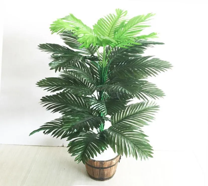 90 cm 39 teste piante tropicali grandi palme artificiali finte mostera seta foglie di palma foglie false piante per la casa decorazioni da giardino8523022