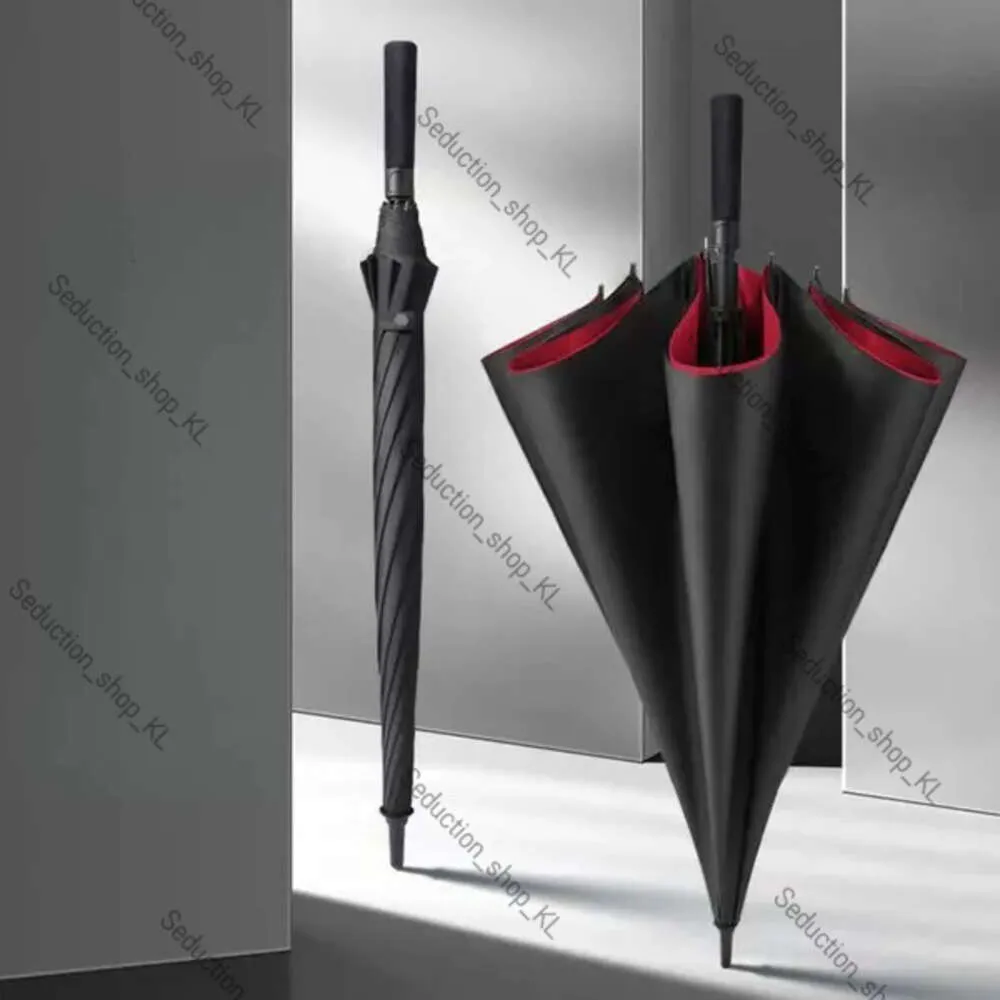 On-Course Paraply Designer Windproof Double Automatic Folding Paraply Kvinnlig Male 10 Bone Car Luxury Large Business Paraplyer Män Rain Women Gift Parasol 973 651