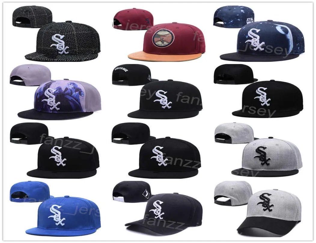 Gemonteerde ballen caps snapback buitenhoed verstelbare hiphop honkbal cap sun head snapback luis robert gavin vellen adam engel team s7182615