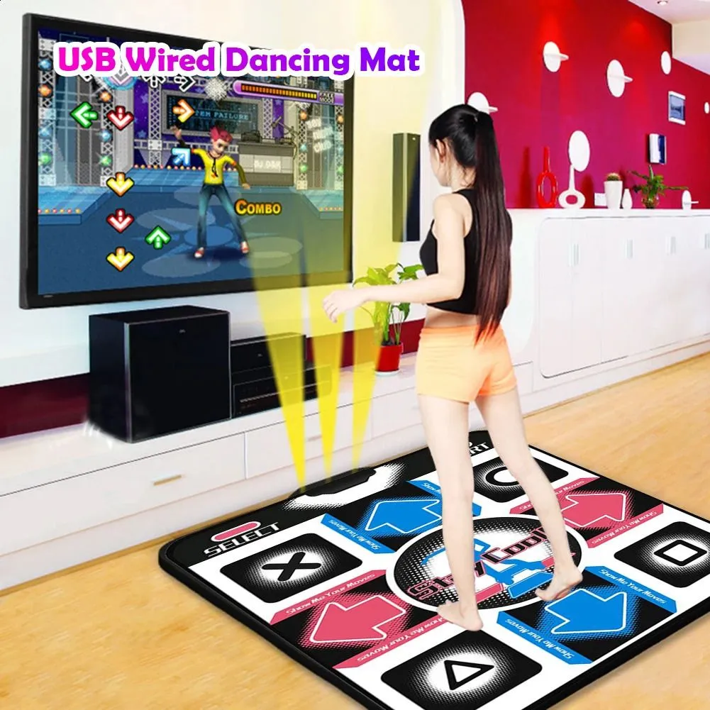 Foot Wired Dance Dancer Mats Primp Pad USB Step Fitness 240129 ÉQUIPEMENTS MUSIQUE COUVERTURE MUTTIFUCTIONNELLE MUSIQUE DANSE LJGKF