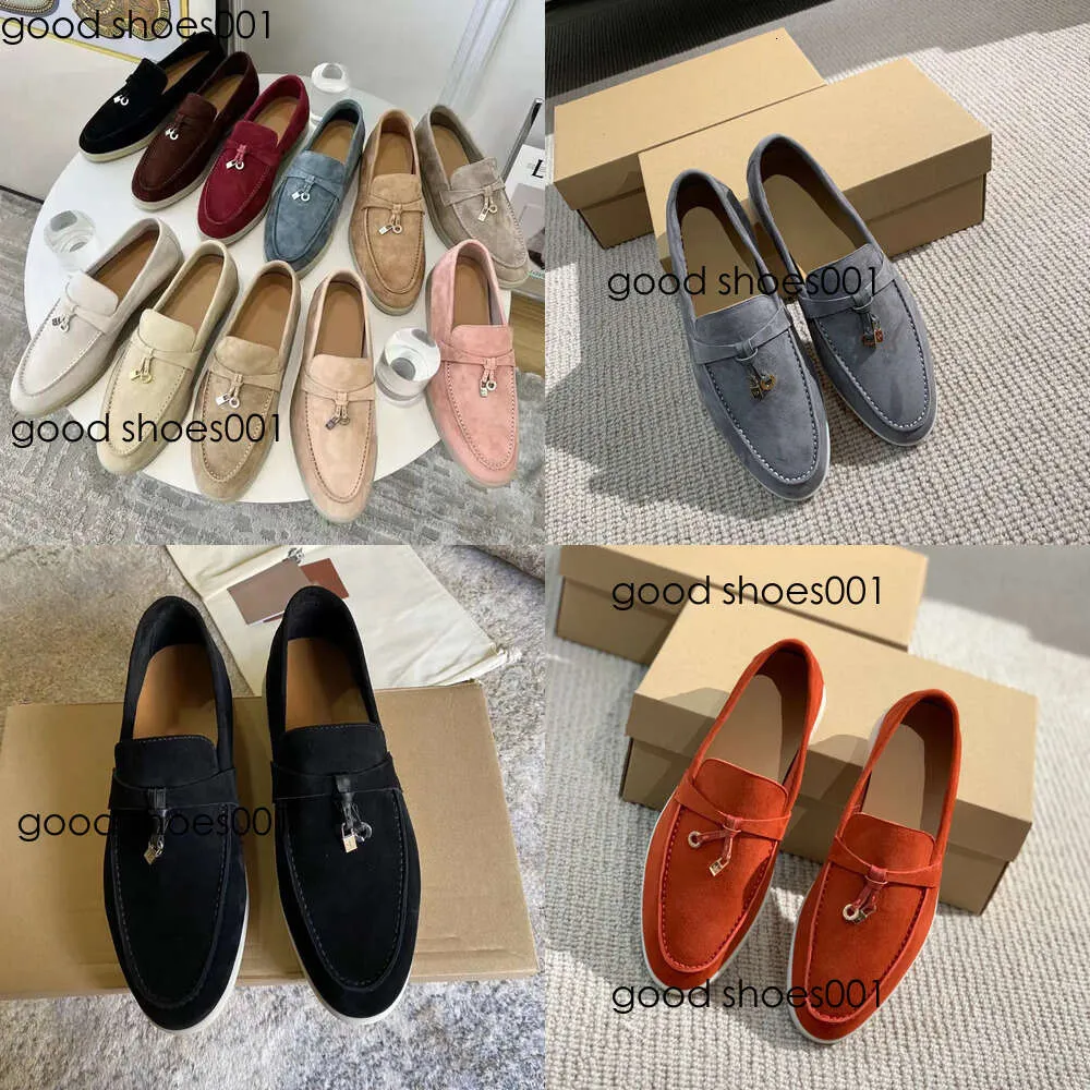 Pianas loro Designer Men Femmes Locons plats bas bas en top en tople en cuir oxfords oxfords mocassins décontractés mobile baskets glissades robes chaussures taille 36-45 édition originale wo