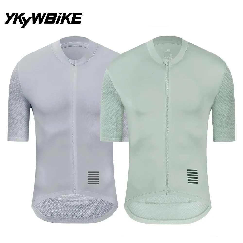 YKYWBIKE 2024 MENSE Cycling Jersey Mtb Summer Bicycle Maillot Bike Shirt Downhill Jersey Road Road Bike Short à manches Bicycle 240510