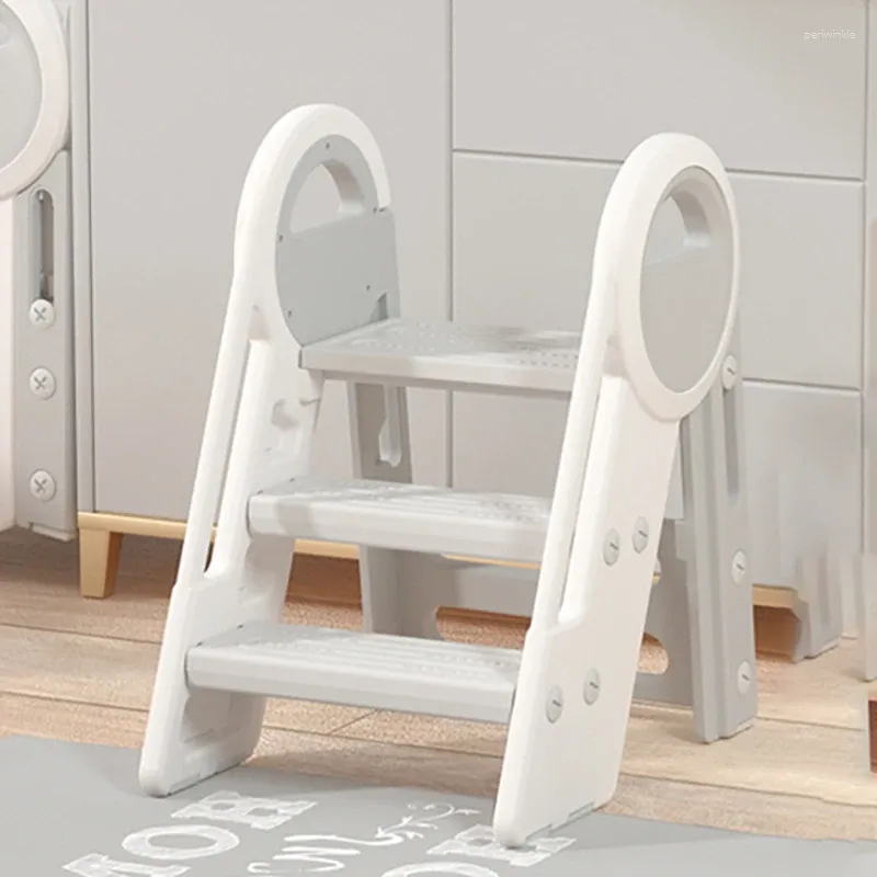 Tappetini da bagno portatile bambino vasino per bambini bambini ptch wc sedile del bagno step sgabello allenamento pieghevole per il bagno per bambini