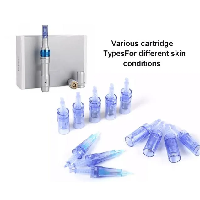 100pcs Dr Pens Microneedle Cartridges Bayonet 11 16 24 36 42 Nano 3D 5D Replacement Microneedles MTS Micro Needling for Dr Pen4769106