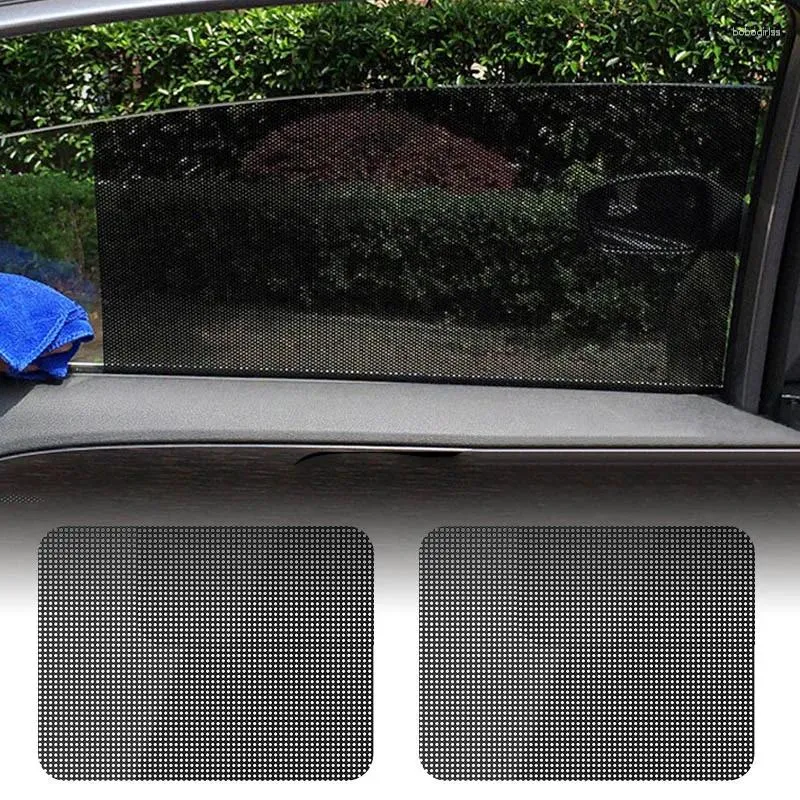 Adesivi per finestre 2 pezzi Auto Sun Shade Copertura autoadesiva Sun Shade Glass Heat Isolamento Film di privacy anti-UV