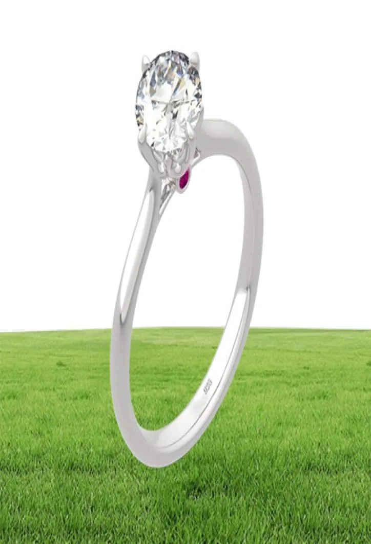 MOISSANITE SEWAN 925 SREBRNY ORYGINALNY KOBIETA 1CT 6,5 mm Scouleur VVS1 Diamant Ring1421605