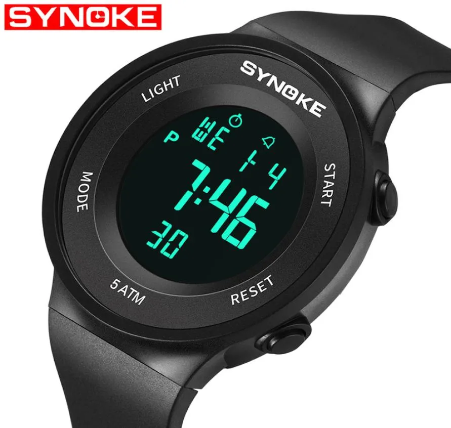 SYNOKE Luxury Unisex Sport Wristwatches Finess Men Waterproof Sport LED Digital Wrist Watches Military Clock Relogio Masculino 9196533346