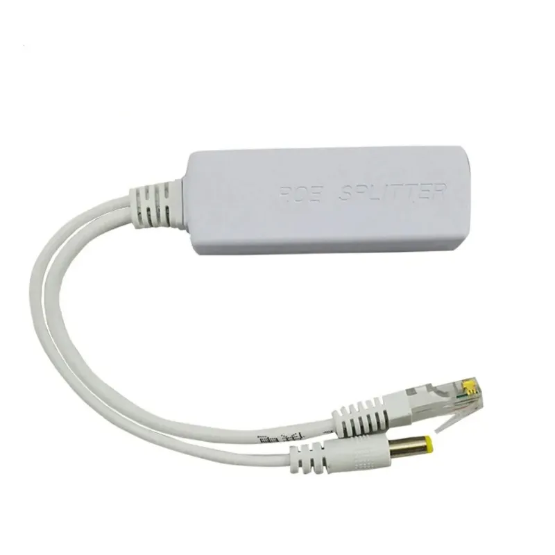 ANPWOO 24V à 12V POE Splitter anti-interférence 15W POE Adaptateur Câble d'alimentation Module DC5.5 / 2.1 mm Connecteur pour la caméra IP