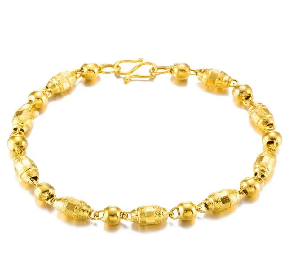 Bracelet de bracelet de bracelet de poignet 5 mm Bijoux 18 km jaune rempli de mode classique Gift3270987