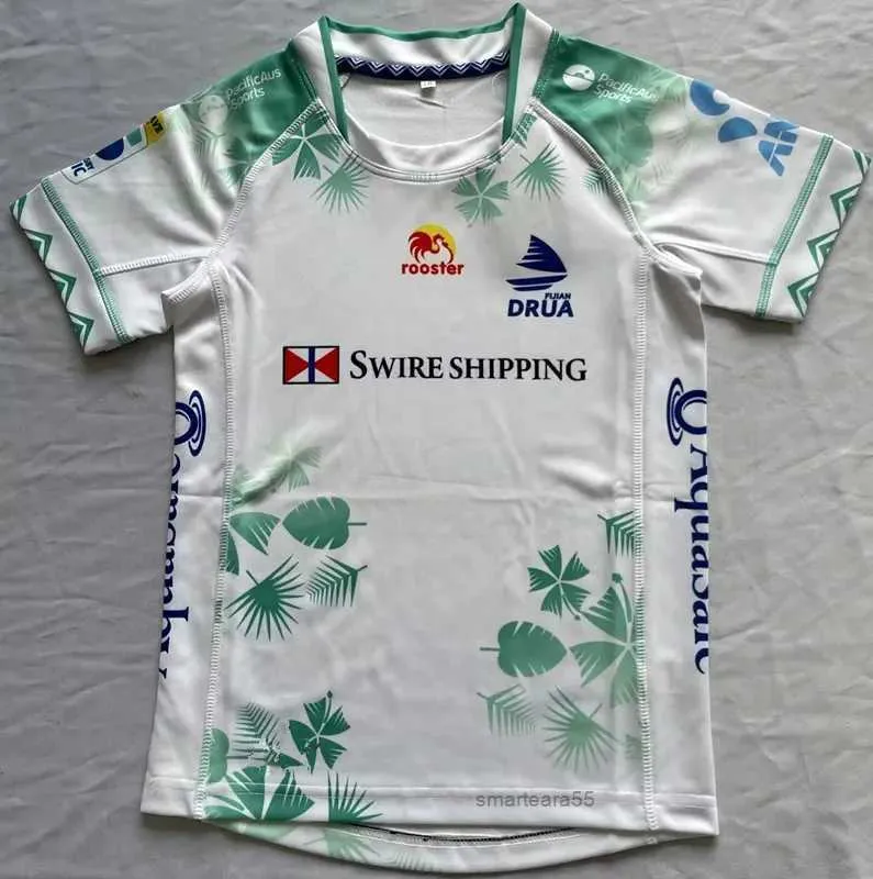 2024 Fijian Drua Kids Away Rugby Jersey Size 16-26 (사용자 정의 이름 및 번호)