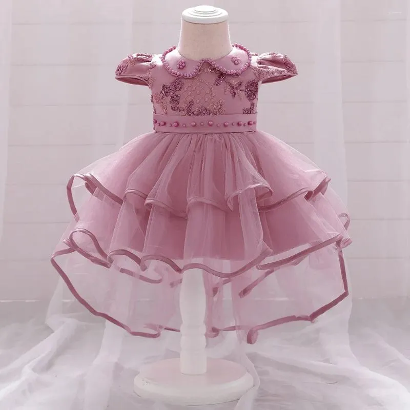 Girl Dresses Baby Birthday Party Gown Holiday Dress 2024 For Girls Elegant Evening Wedding Bridesmaid Outfit Luxury