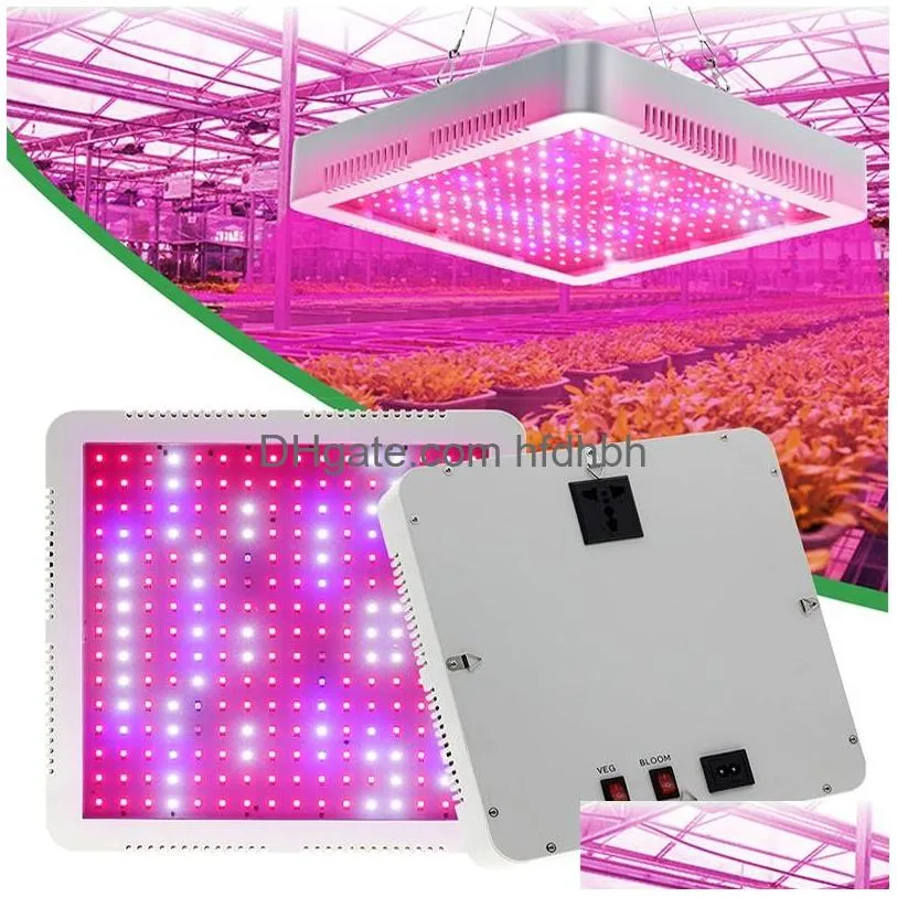 Luzes Grow FL Spectrum LED LUZ 2000W com lâmpada de vegetais vegetais e Bloom Double Switch para tenda de plântulas hidropônicas internas estufa F dhnxc