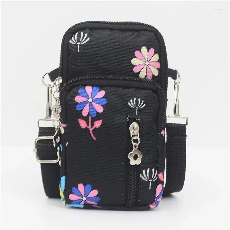 Sacs à bandouliers Dolove femmes mini sac crossbody sac diagonal mobile sports extérieur dame arm braft étrangère de loisirs en nylon