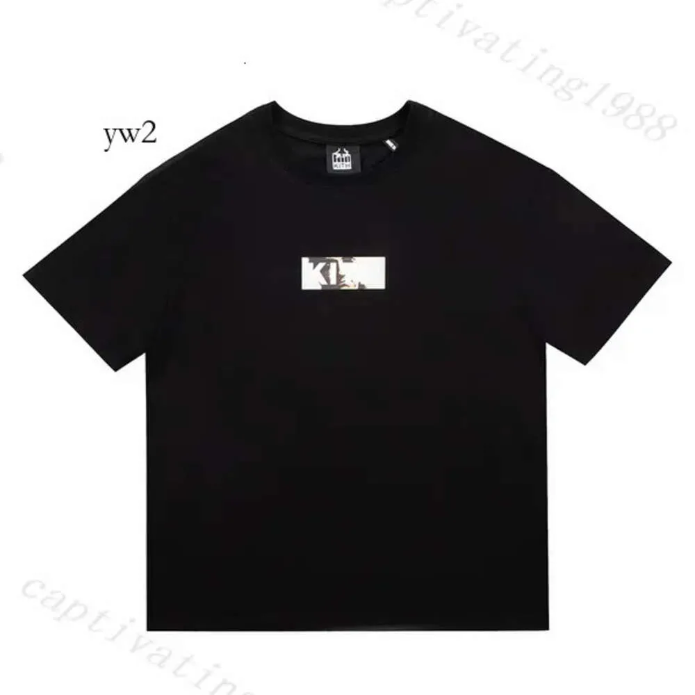 Kith Designer T-shirt à manches courtes Luxury Major Major Brand Rap Classic Hip Hop Singer Wrld Tokyo Shibuya Retro Street Fashion Brand T-shirt 3EB4