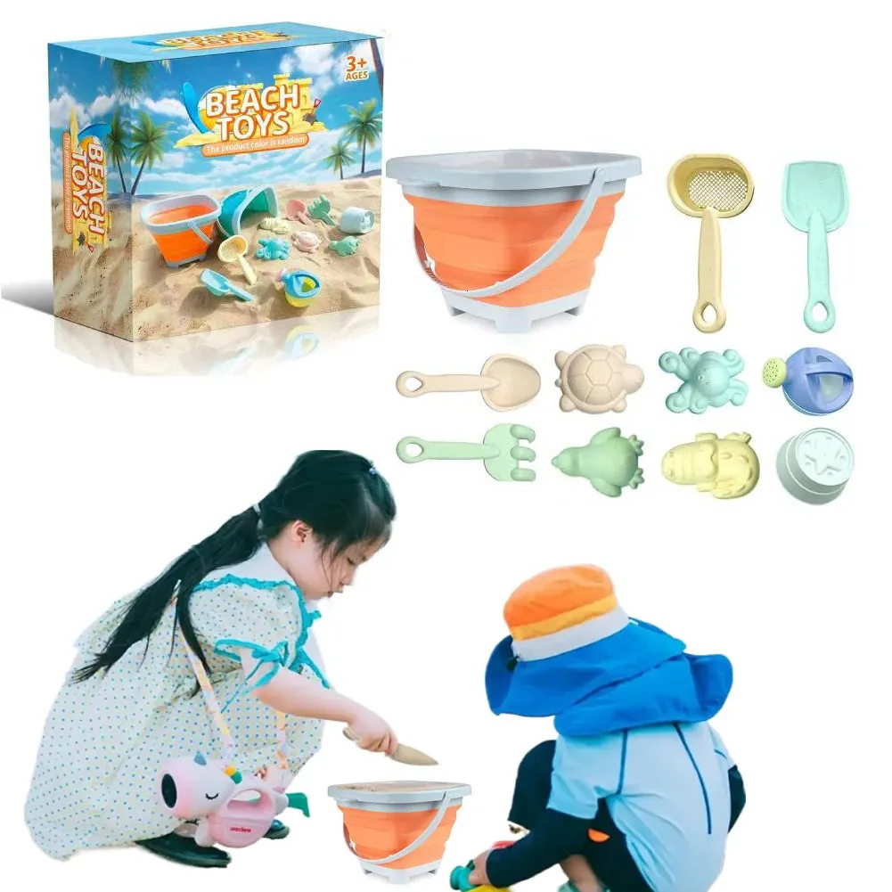 11 set giocattolo da spiaggia di set estivo party scontate play beach giocattolo set pala rastrello per bambini set per bambini di età superiore ai 3 anni 240429