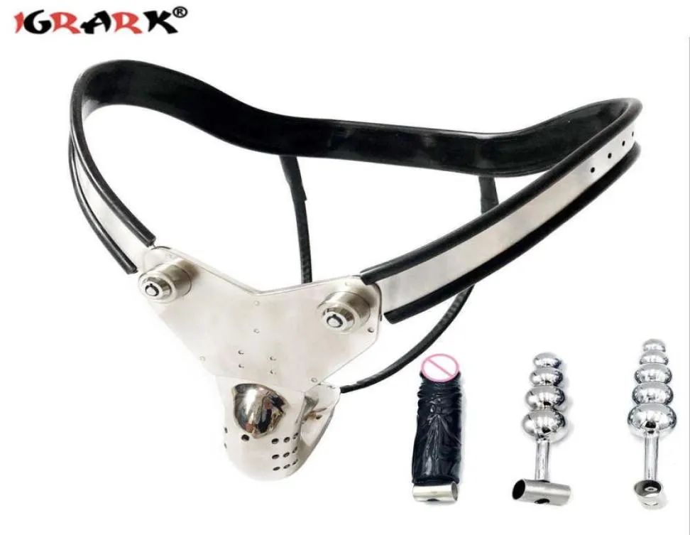 Cage à ceinture mâle Perles anales bouchons en acier inoxydable en silicone cock bdsm esclaves jeux sex toys for hommes mari 18+ adultes p08261990939