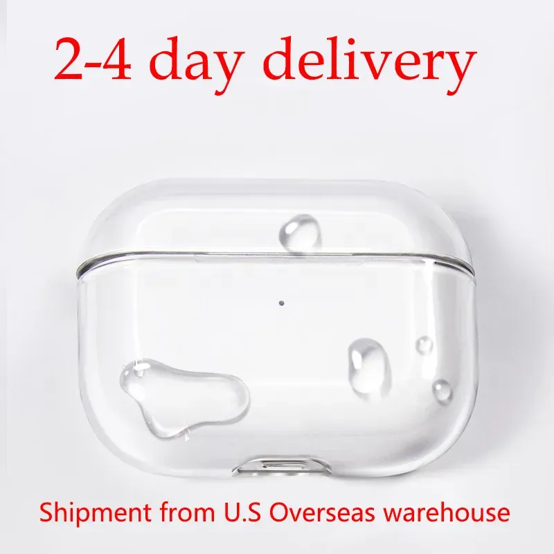 USA Stock pour Apple Airpods Pro 2 2e génération Airpod 3 Accessoires de casque PROS SILICON SILICONE COUVERTURE DE COVER DE CHARGE DE CHARGE SILICON