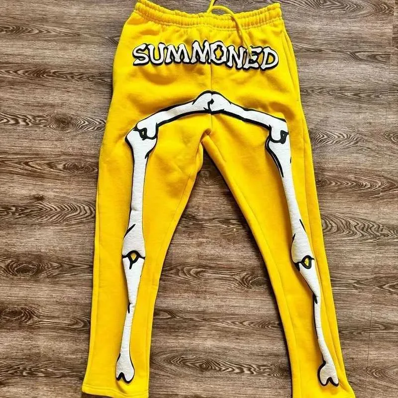 Men's Pants 2023 Winter Fashion Harajuku Retro Warm Sports Pants Large Hip Hop Y2K Popular PersonalityL2405