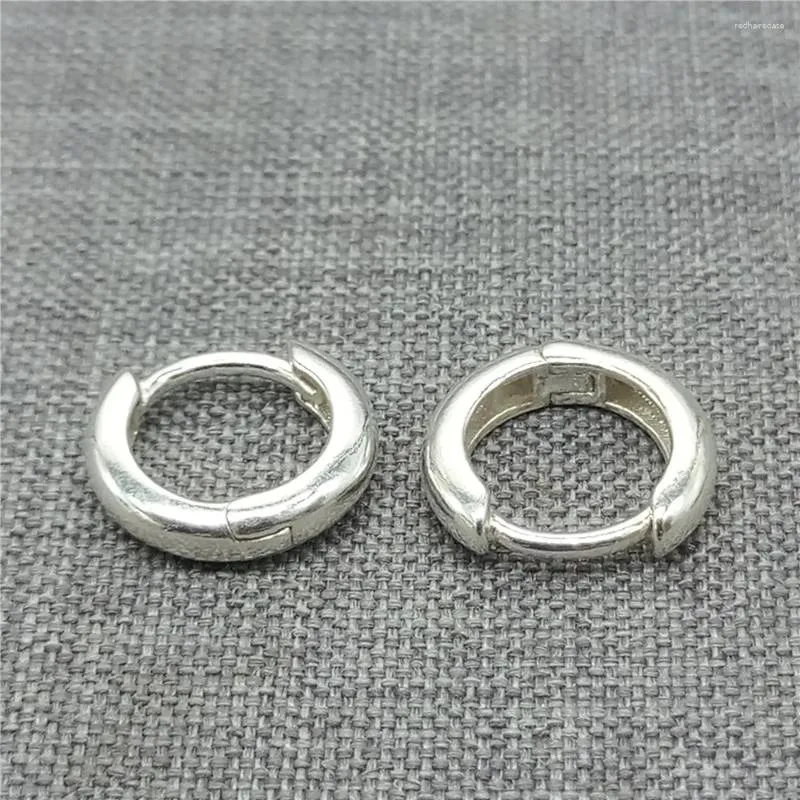 Orecchini a perno 2PRS 925 Circolo in argento sterling Orero a cerchio di cerchio rotondo per gioielli che producono 12 mm di diametro