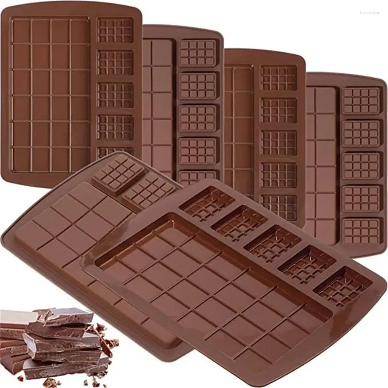 Moldes de cozimento molde de silicone de chocolate 15 tipos waffle fondant patisserie Candy Barters Letters Mold Bolo Modo de decoração cozinha
